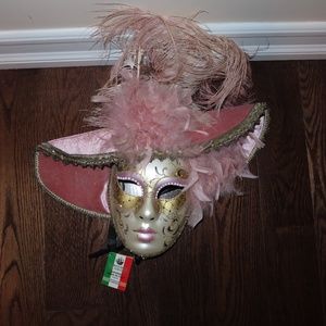 Authentic VenetianMasquerade Mardi Gras Mask La Machera Del Galeone